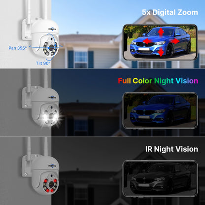 Hiseeu 5MP WiFi CCTV Camera Kit