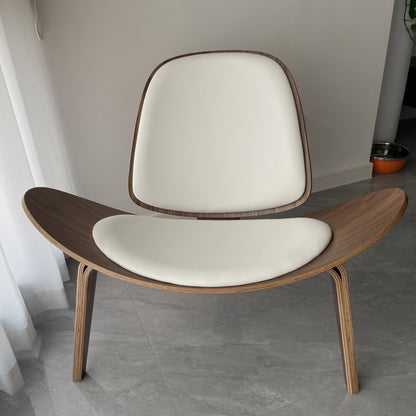 Hans Wegner Style Three-Legged Shell Chair