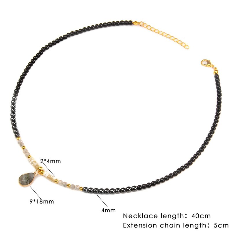Lava Stone Bead Necklace