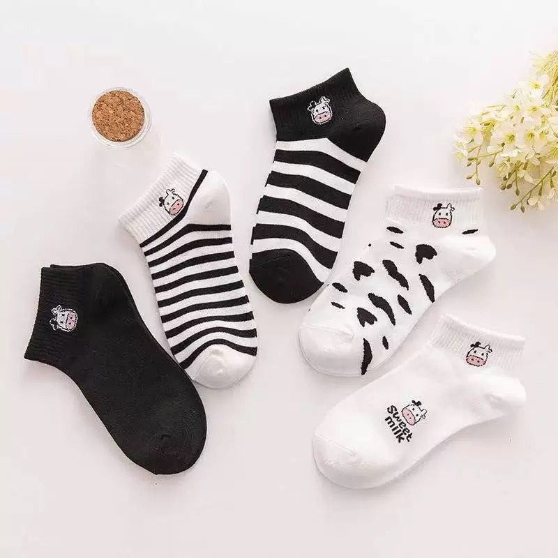 5 Pairs Cartoon Socks