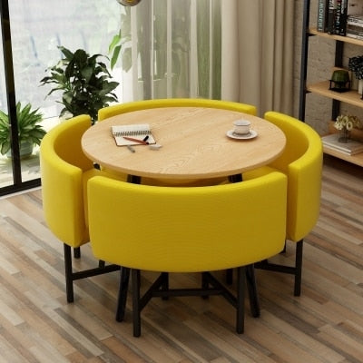 Modern Round Dining Table Set