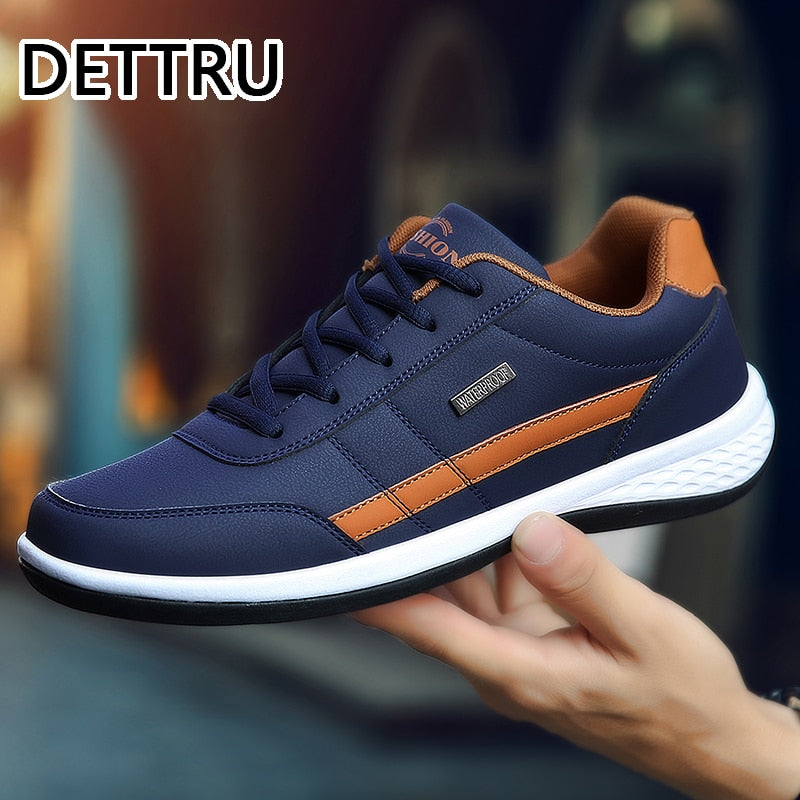 DETTRU Casual Leather Sneakers