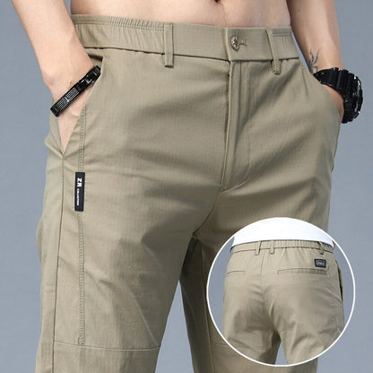 Casual Ice Silk Trousers