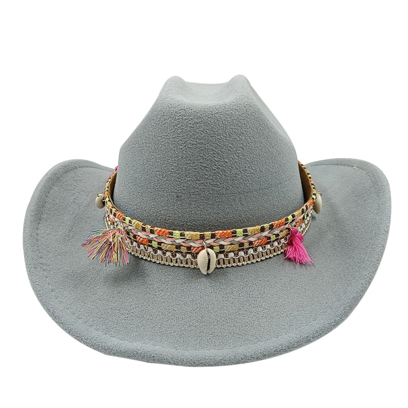 Ethnic Style Cowboy Hat