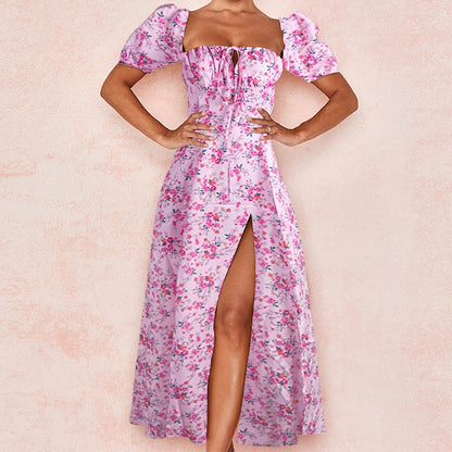 Enchanting Floral A-Line Dress