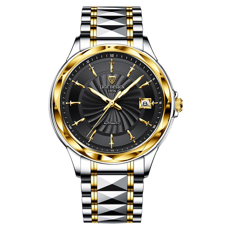 LIGE Sapphire Glass Automatic Watch