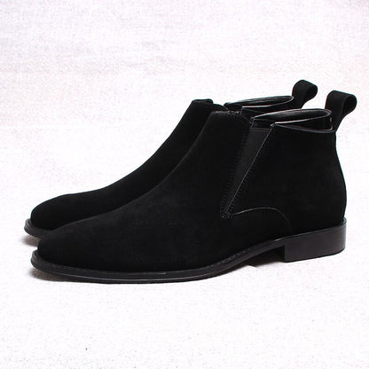 Suede Leather Ankle Boots