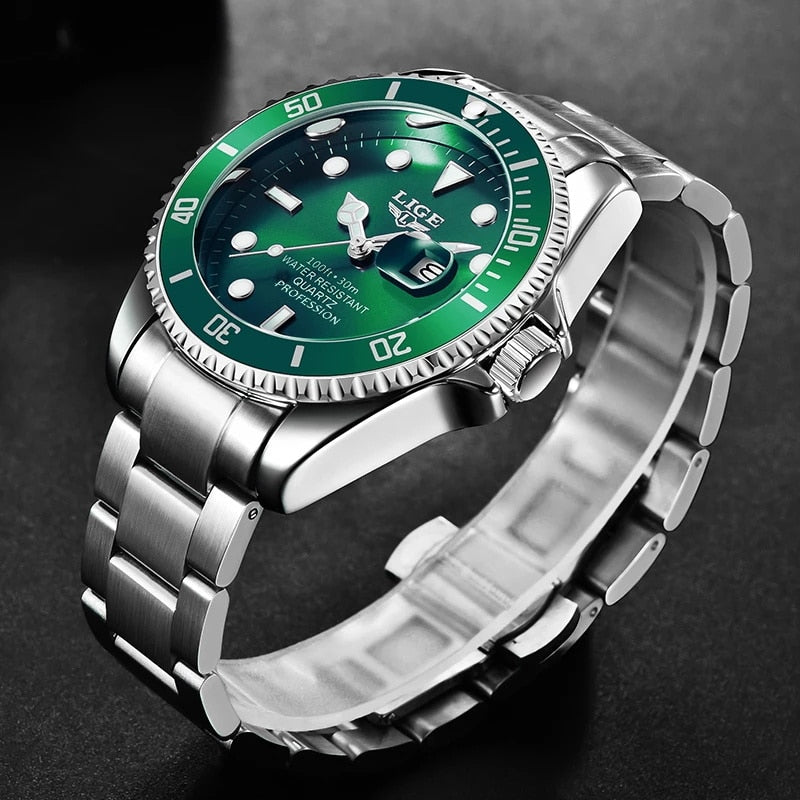 LIGE Luxury Diver's Watch