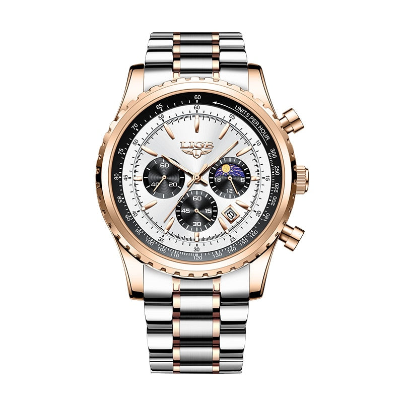 2023 LIGE Quartz Lumious Watch
