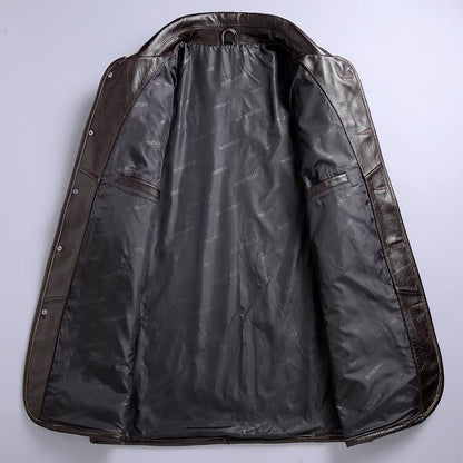 Winter Leather Coat