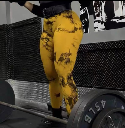 21 Color Tie Dye Seamless Leggings