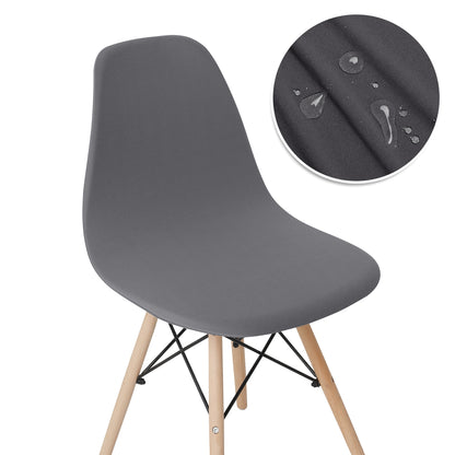 Solid Color Shell Chair Cover