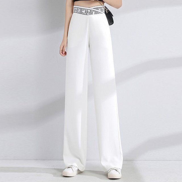 Ice Silk Chiffon Pants