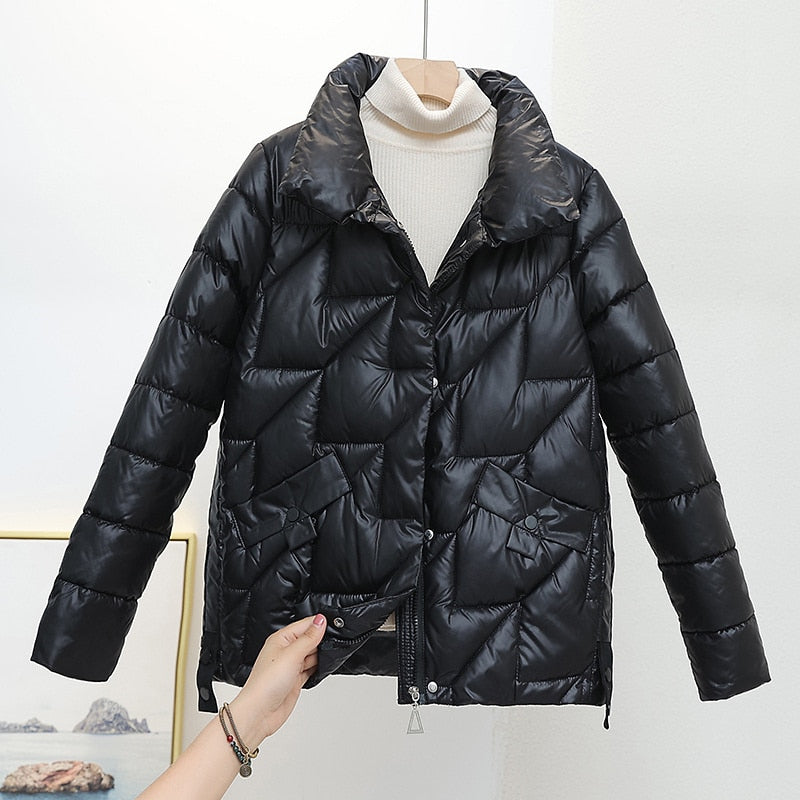 Glossy Down Cotton Jacket