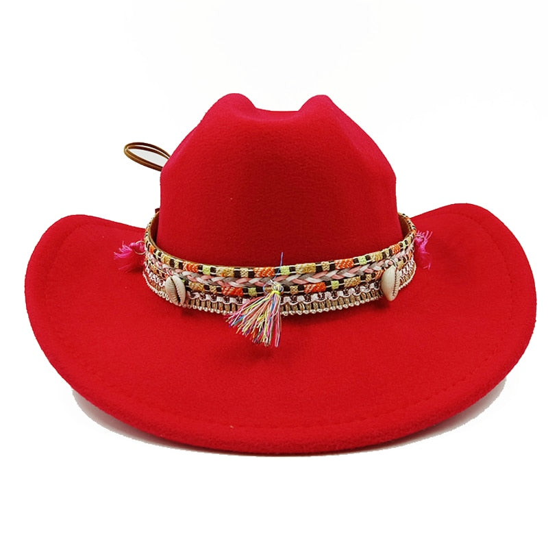 Ethnic Style Cowboy Hat