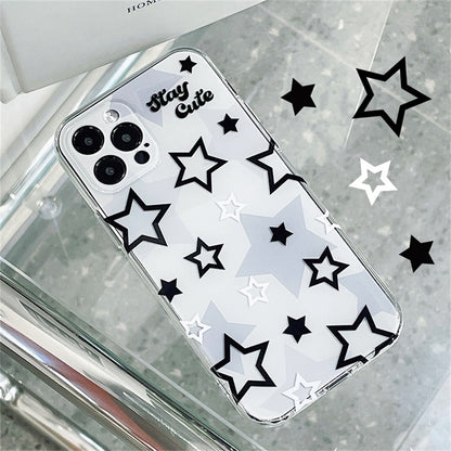 Korean Y2K Star Phone Case For iPhone