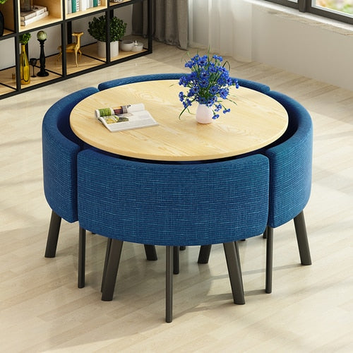 Modern Round Dining Table Set