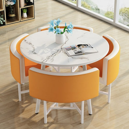 Modern Round Dining Table Set