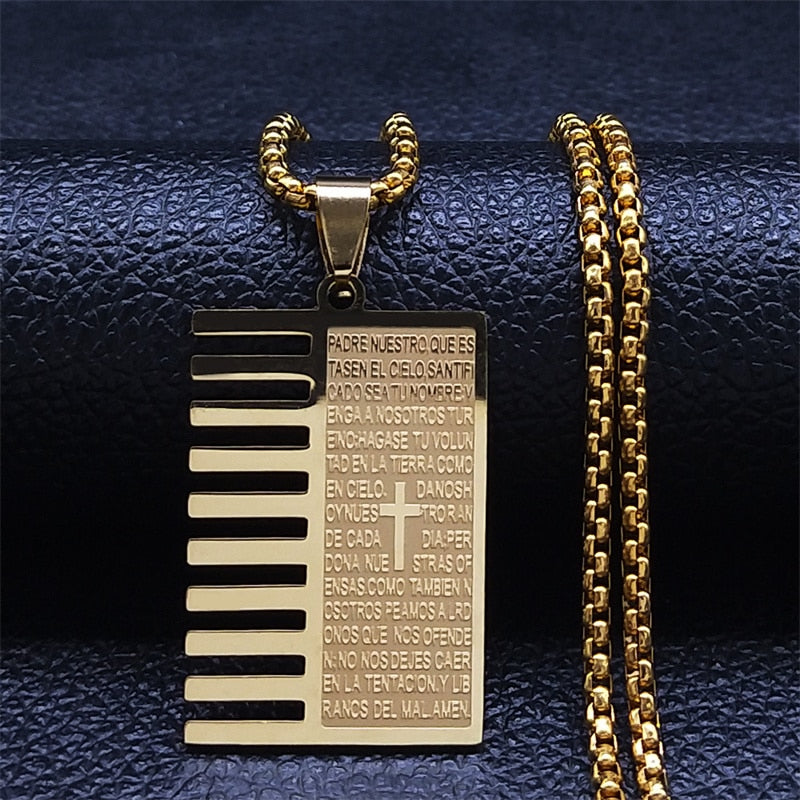 Bible Cross Necklace