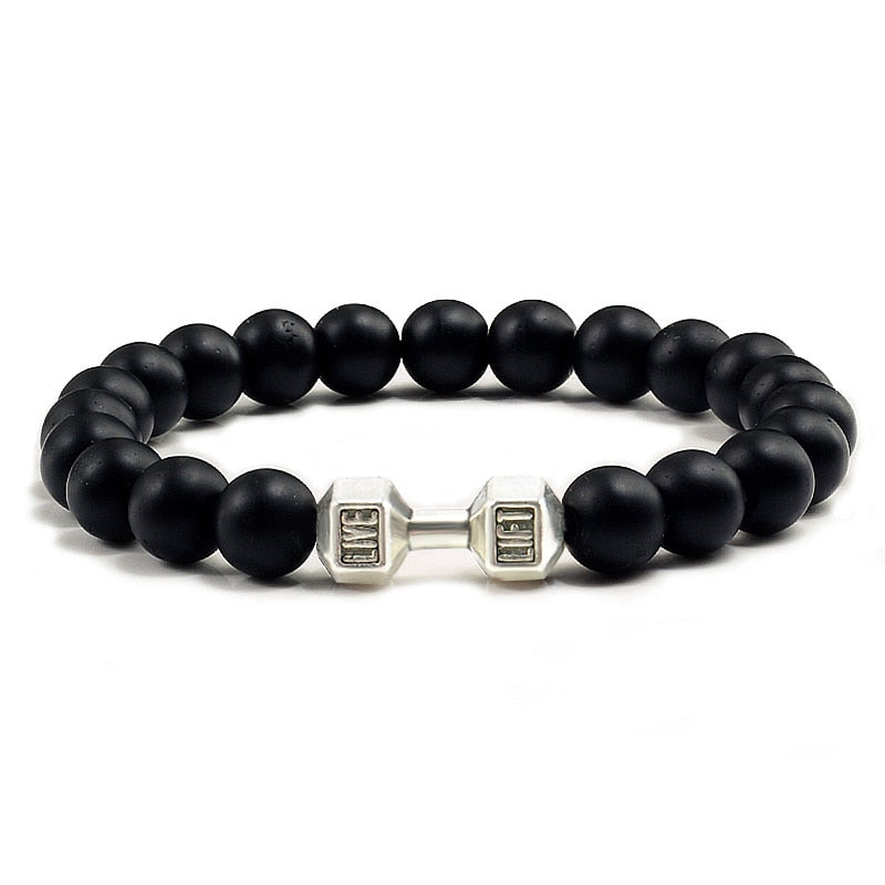 Natural Stone Beaded Bracelet