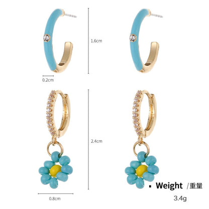 Rhinestone Crystal Earrings