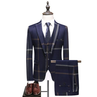 Plaid Wedding 2 & 3 Piece Suit