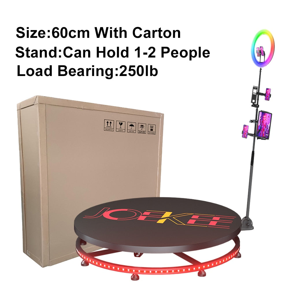 360 Auto-Rotating Photo Booth
