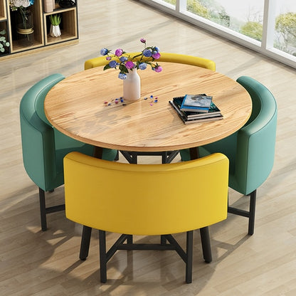 Modern Round Dining Table Set