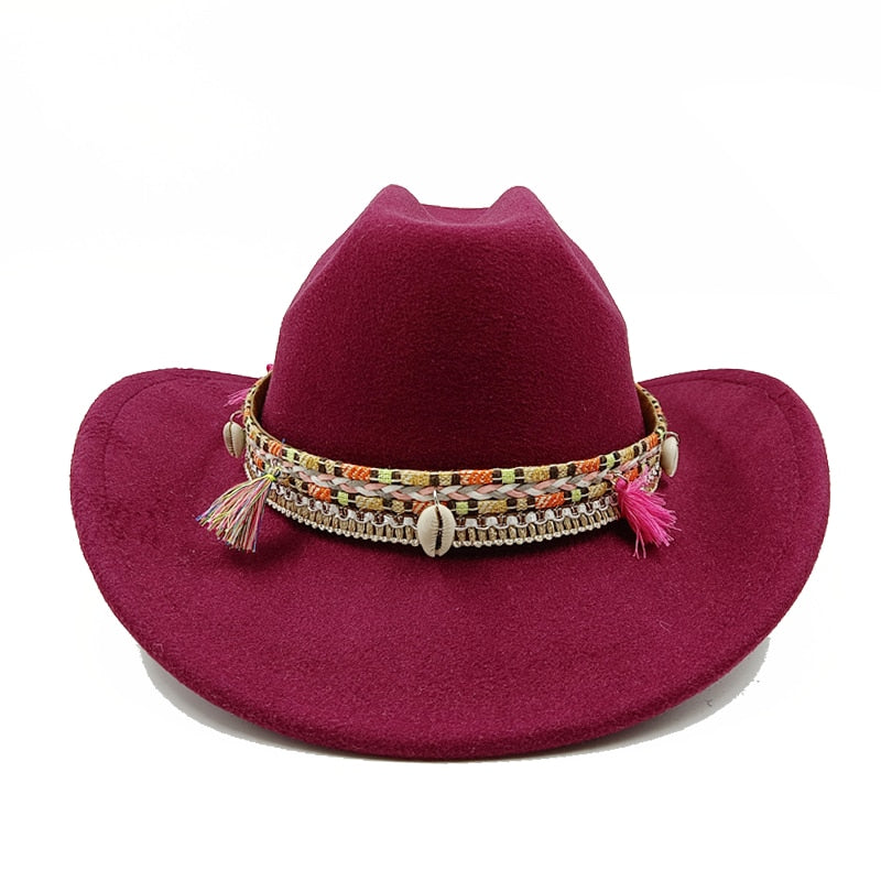 Ethnic Style Cowboy Hat