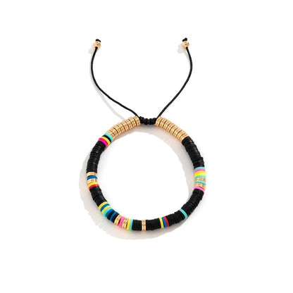 Black/White Soft Clay Bead Choker