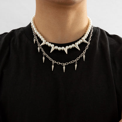 Layered Stainless Steel Choker