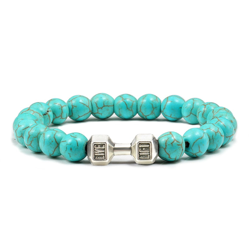 Natural Stone Beaded Bracelet