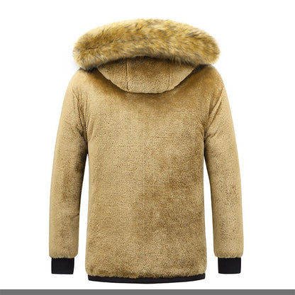 Hooded Black Parka and Vest