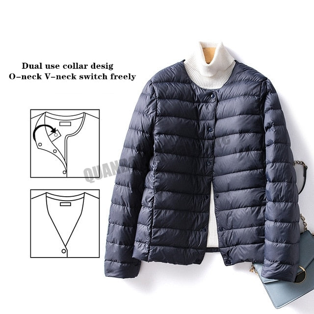 Duck Down O-Neck Jacket