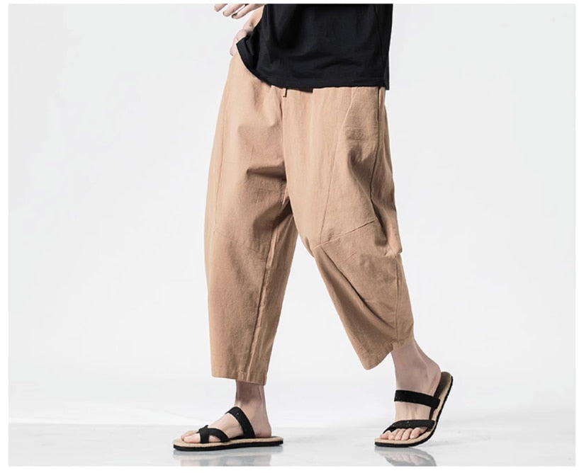 Loose Cotton Summer Pants