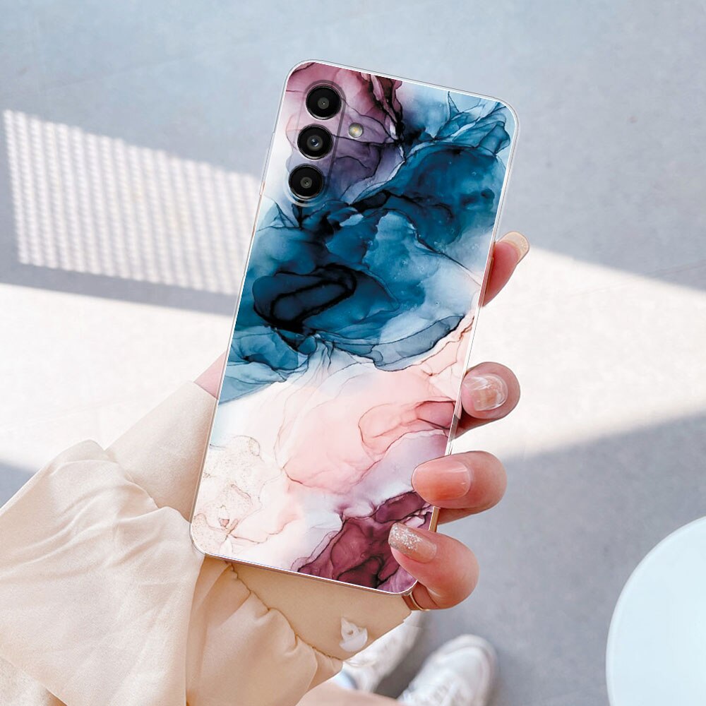 Samsung Marble Painted Silicone Case