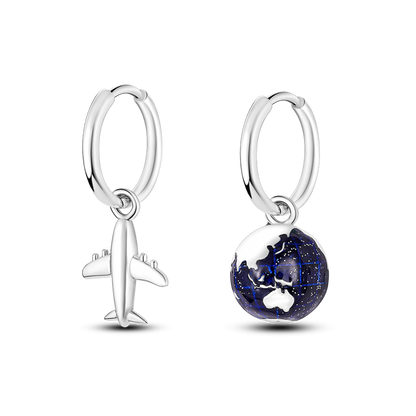 925 Silver Heart CZ Earrings