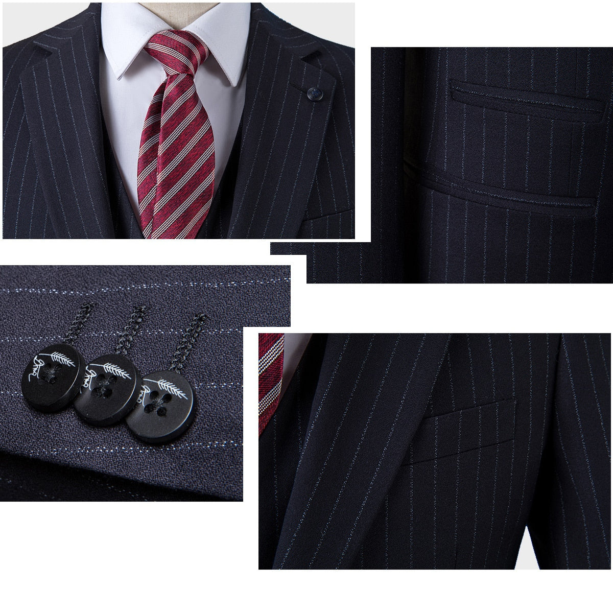 Premium British Stripe Suit