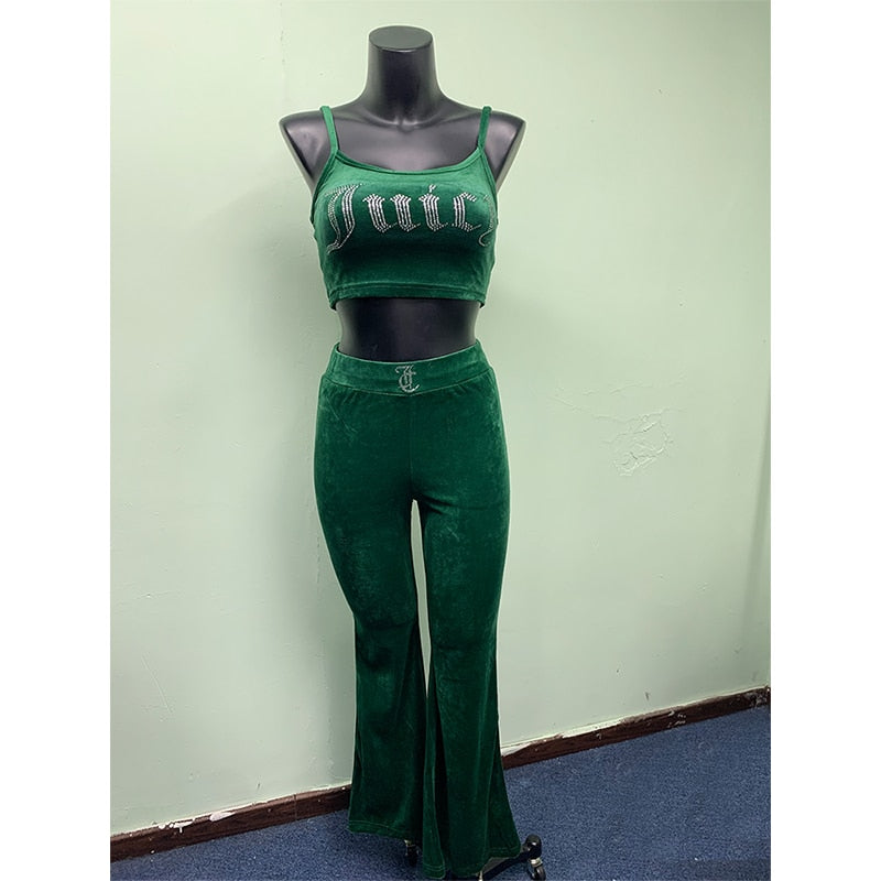 Velour Juicy Tracksuit Set