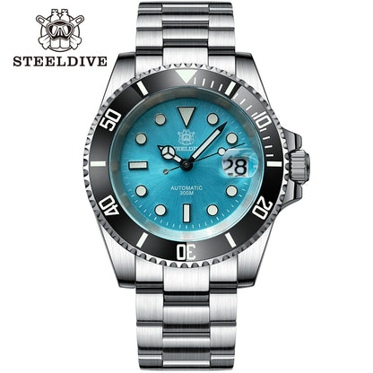 SD1953 Turquoise Dial Stainless Steel Watch