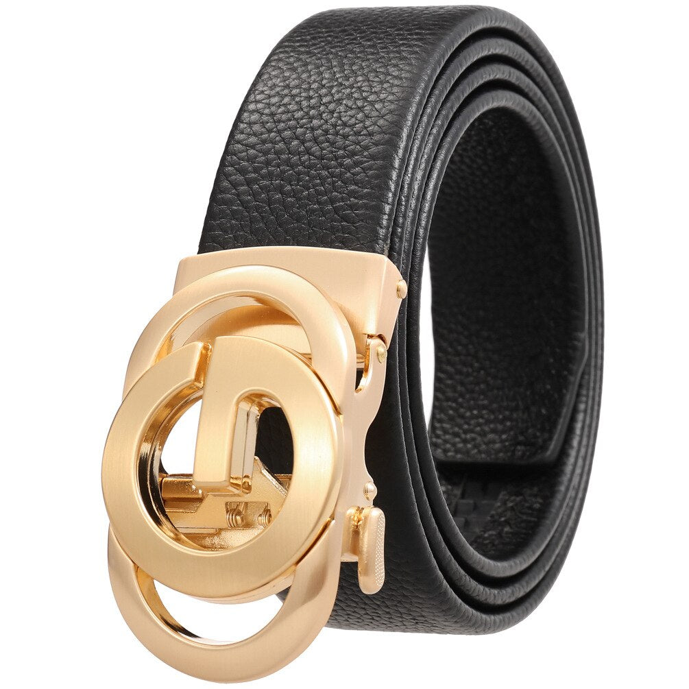 TOPG Leather Business Belt