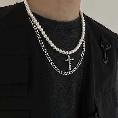 Layered Stainless Steel Choker