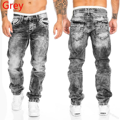 Vintage Wash Baggy Jeans