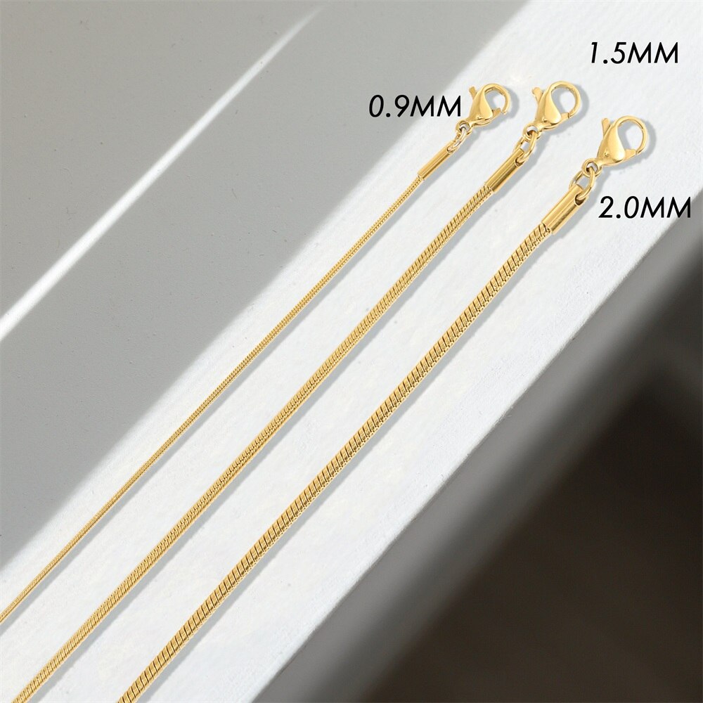 e-Manco Stainless Steel Snake Chain