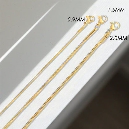 e-Manco Stainless Steel Snake Chain