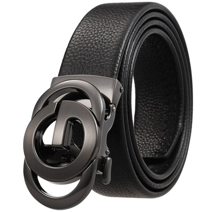 TOPG Leather Business Belt