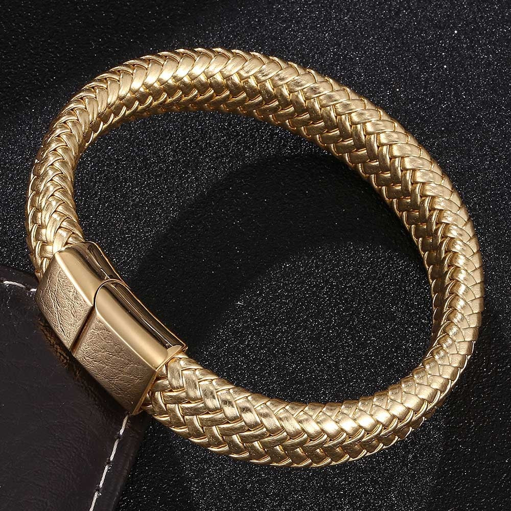 Braided Clip Link Bracelet