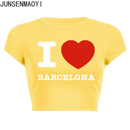 I Love Barcelona T Shirt