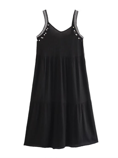 Wide Shoulder Dress
