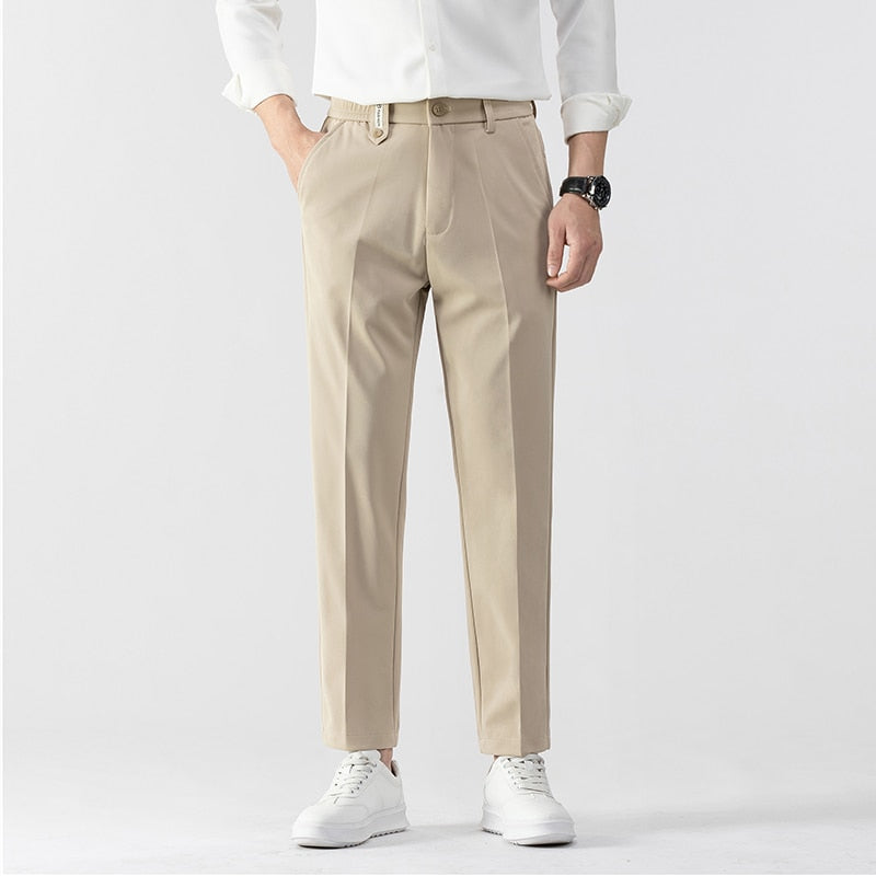 Ankle-Length Business Casual Pants